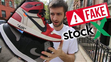 scammed fake shoes footage|counterfeit shoes stockx.